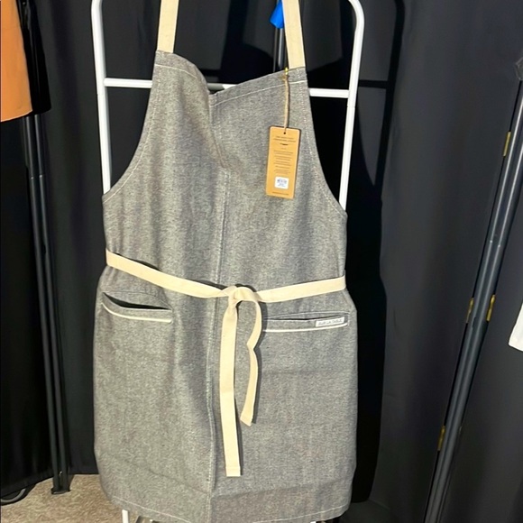 APRON Sur La Table Patissier NEW Gray Apron with adjustable… - Picture 13 of 16